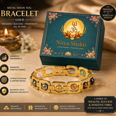 Metal Dhan Yog Golden Bracelet (Lab Certified)