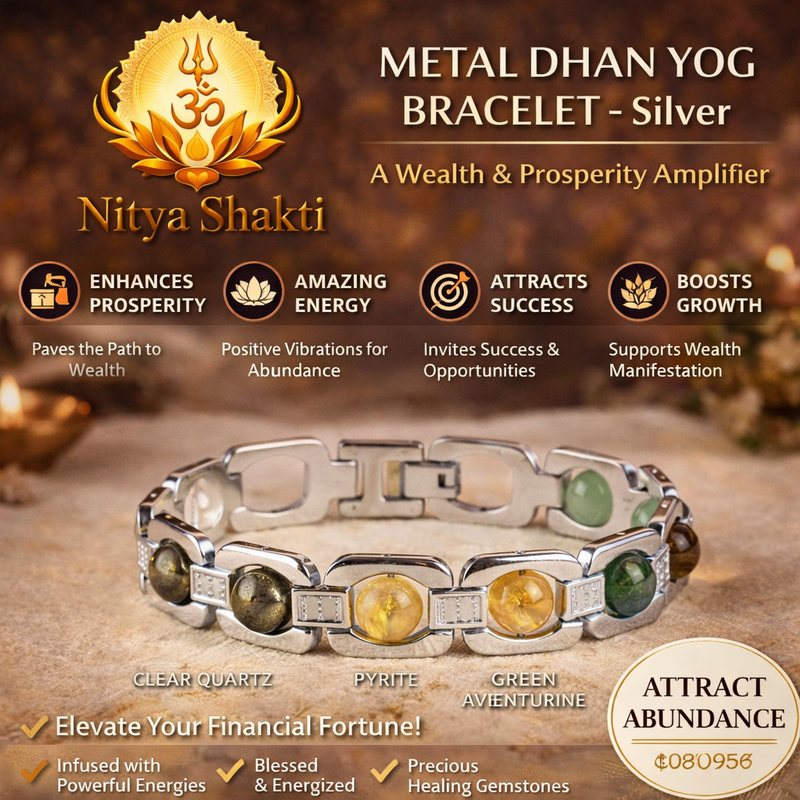 Metal Dhan Yog Silver Bracelet (Lab Certified)