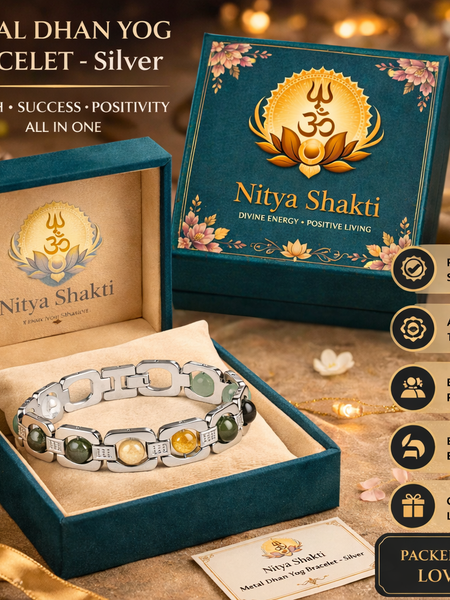 Metal Dhan Yog Silver Bracelet (Lab Certified)