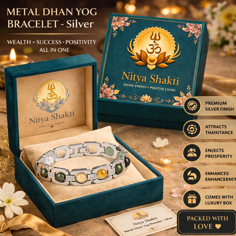 Metal Dhan Yog Silver Bracelet (Lab Certified)