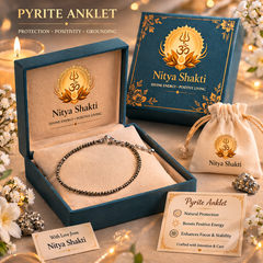 Raw Pyrite Anklet