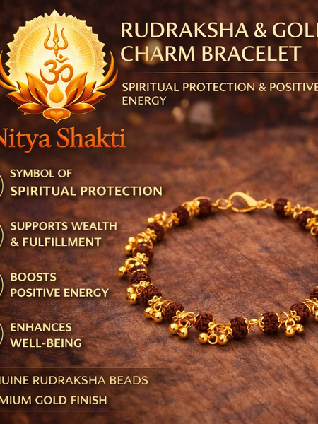 Elegant Rudraksha Bracelet for Women & Girls