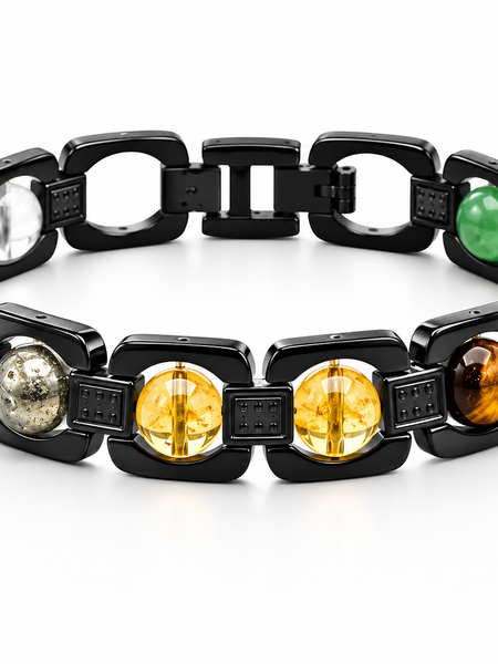 Siddh Metal Dhan Yog Bracelet (Lab Certified) – Black