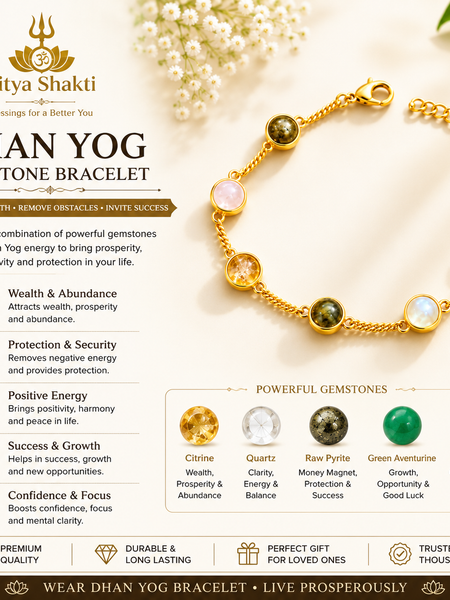 Gold-Plated Dhan Siddhi (Dhan Yog) Bracelet for Women