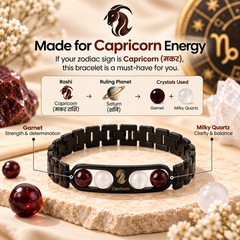 ♈Metal Zodiac Rashi Bracelet – All 12 Signs  ✨ Energized Gemstone Bracelet