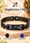 ♈Metal Zodiac Rashi Bracelet – All 12 Signs  ✨ Energized Gemstone Bracelet
