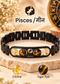 ♈Metal Zodiac Rashi Bracelet – All 12 Signs  ✨ Energized Gemstone Bracelet