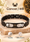 ♈Metal Zodiac Rashi Bracelet – All 12 Signs  ✨ Energized Gemstone Bracelet