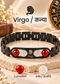 ♈Metal Zodiac Rashi Bracelet – All 12 Signs  ✨ Energized Gemstone Bracelet