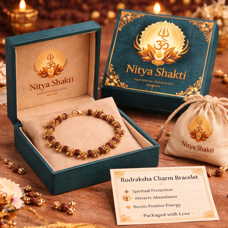Elegant Rudraksha Bracelet for Women & Girls