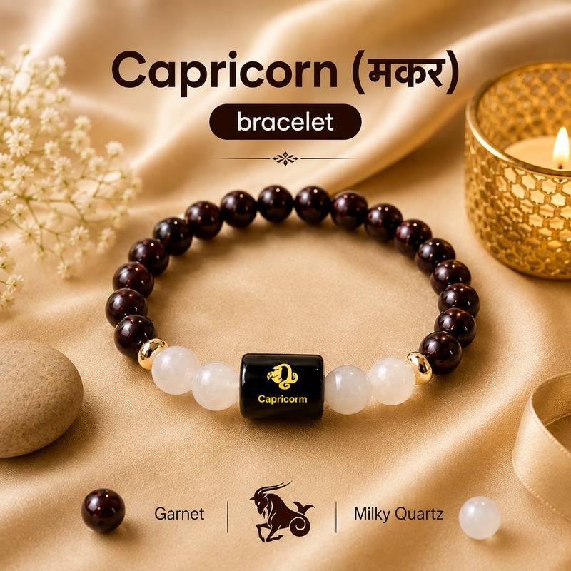 ♈ Zodiac Sign Bracelet – All 12 Signs  ✨ Energized Gemstone Bracelet | Authentic & Lab Certified