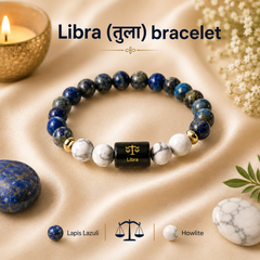 ♈ Zodiac Sign Bracelet – All 12 Signs  ✨ Energized Gemstone Bracelet | Authentic & Lab Certified