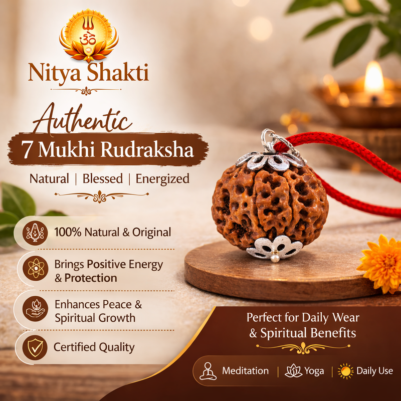 7 Mukhi Nepali Rudraksha (Lab Certified)
