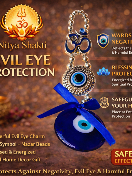 🔱🧿Om Evil Eye Wall Hanging (Divine Protection)