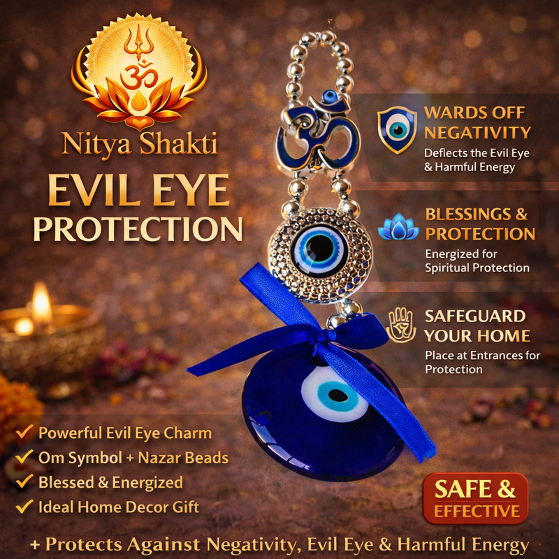 🔱🧿Om Evil Eye Wall Hanging (Divine Protection)