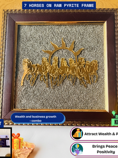 🐎 7 Horses on Raw Pyrite Frame [Energized]