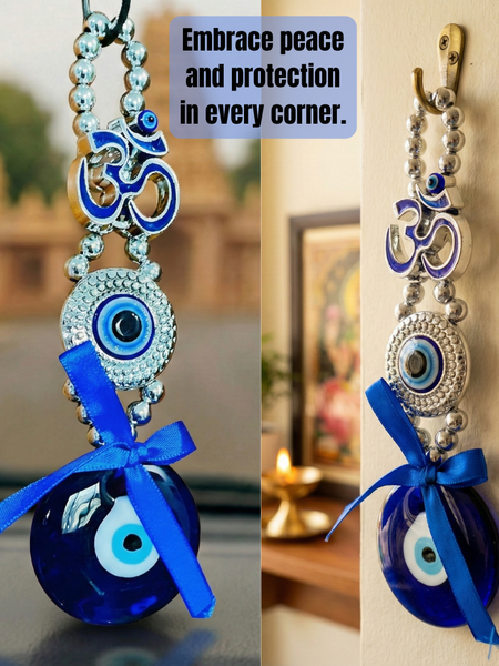🔱🧿Om Evil Eye Wall Hanging (Divine Protection)