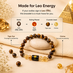 ♈ Zodiac Sign Bracelet – All 12 Signs  ✨ Energized Gemstone Bracelet | Authentic & Lab Certified