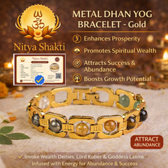 Metal Dhan Yog Golden Bracelet (Lab Certified)